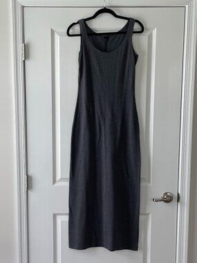 Peruvian Connection Summer 2013 Charcoal Gray Tank Maxi Dress Size: XS